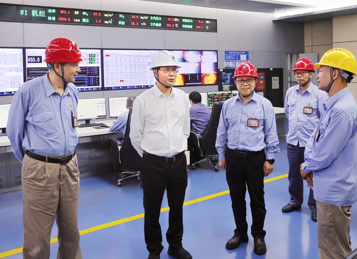 劉盛輝赴浙能鎮電督導迎峰度夏能源保供工作